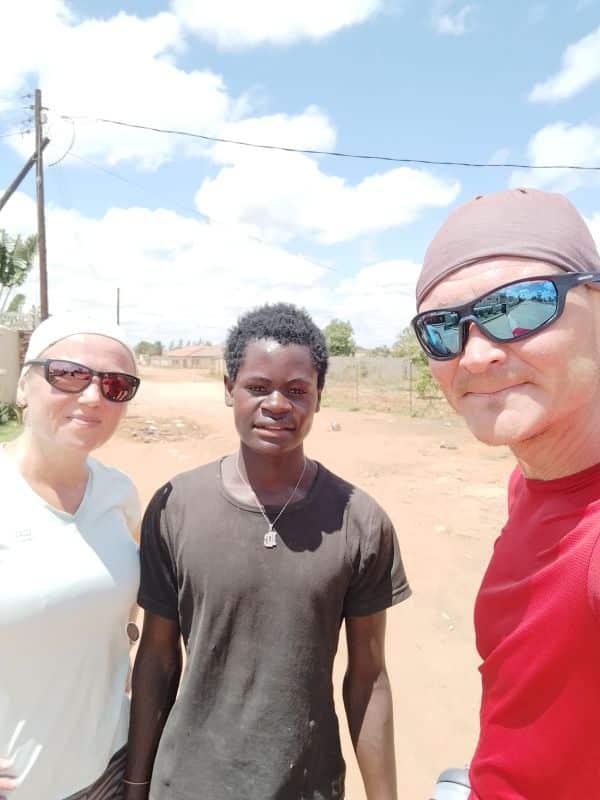 Running in Lusaka, Zambia